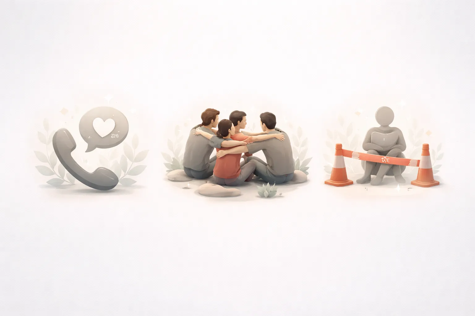 Free Support First: Helplines, Peer Support Groups, and Self-Exclusion Tools