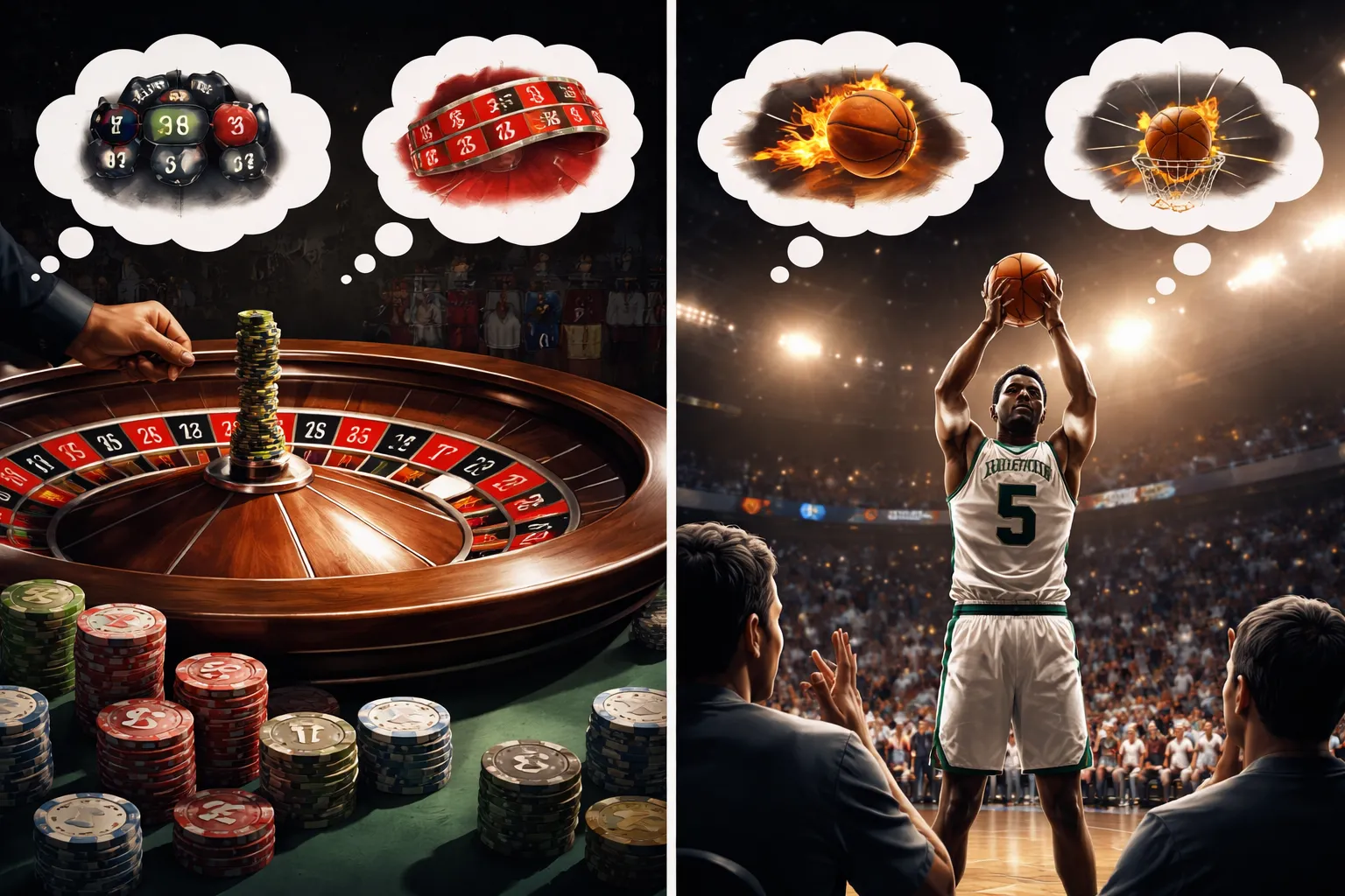 Gambler’s Fallacy vs the Hot Hand Fallacy (Opposite Mistakes About Streaks)