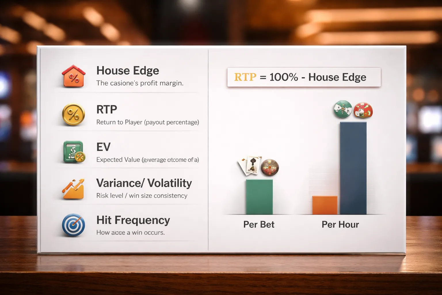 House Edge, RTP, and Expected Value: The Math Casinos Rely On