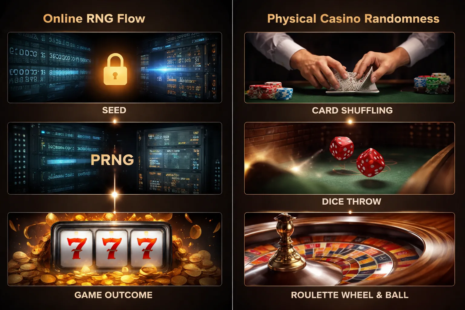 Randomness 101: RNGs, Shuffling, and How Casino Outcomes Are Generated