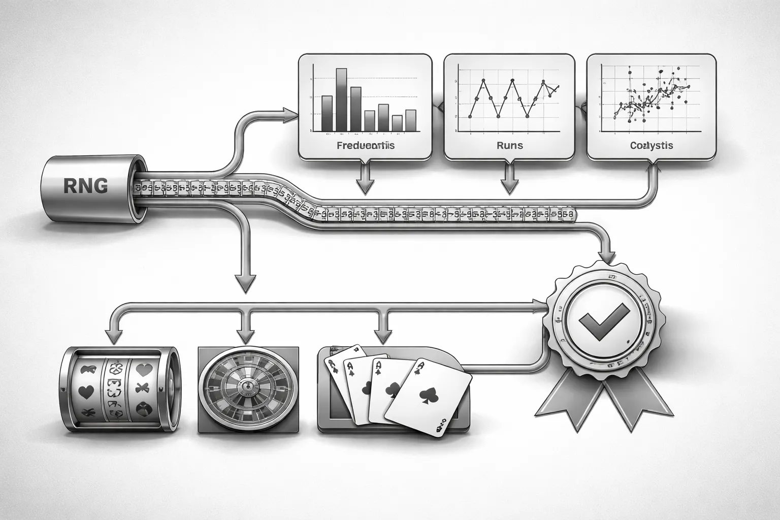 RNG Testing: How Fairness Is Verified (Methods, Metrics, and Standards)