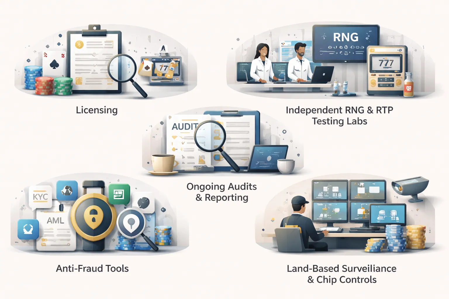 Security, Fairness, and Regulation: How Casinos Keep Games Legit