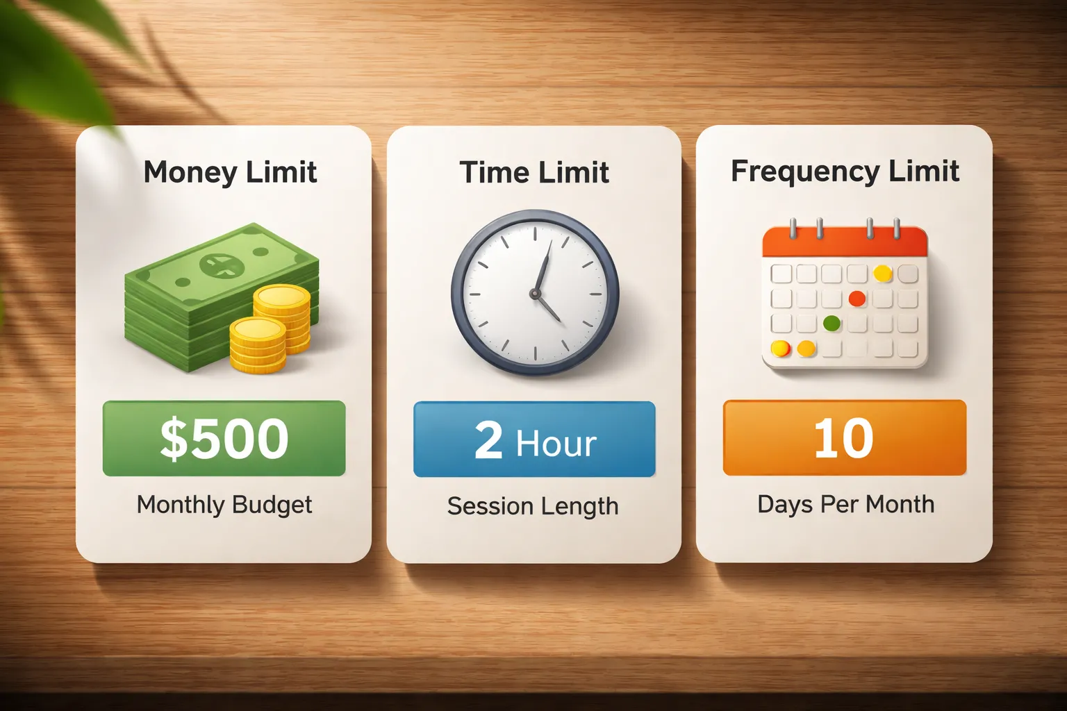 Set Personal Limits Before You Play (Money, Time, Frequency)