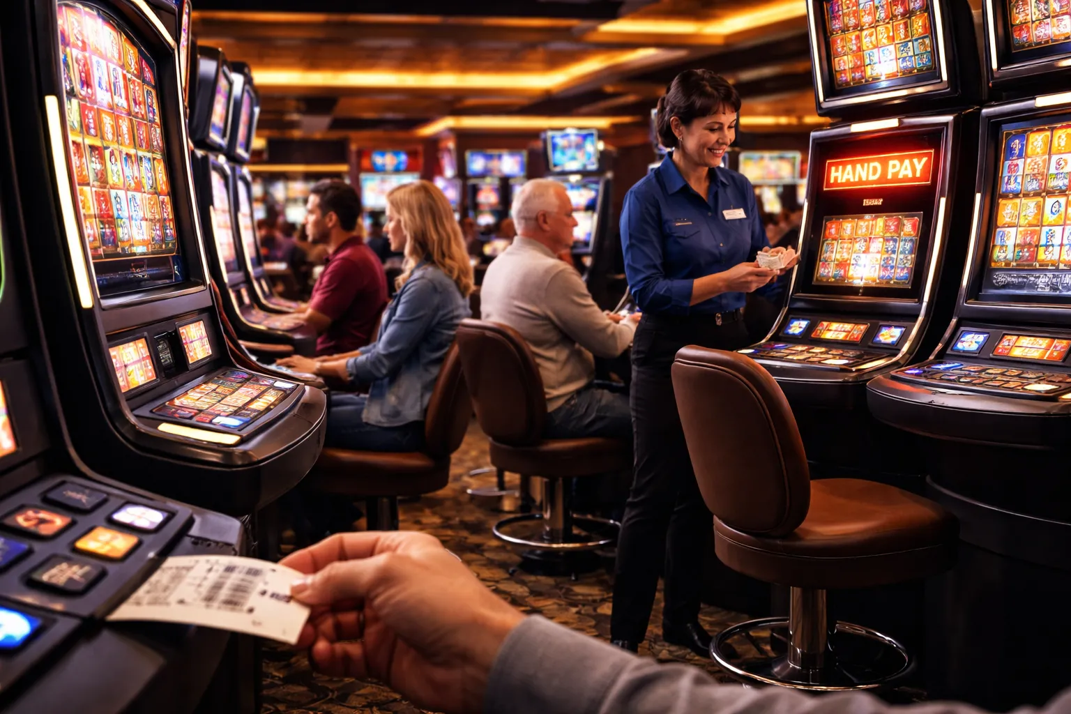Slots & Electronic Games Etiquette: Machines, seats, and jackpots