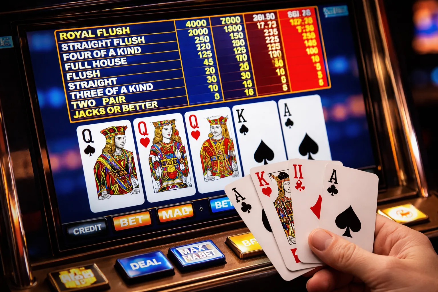 Video Poker: The Game Where Strategy and Paytables Dramatically Change RTP