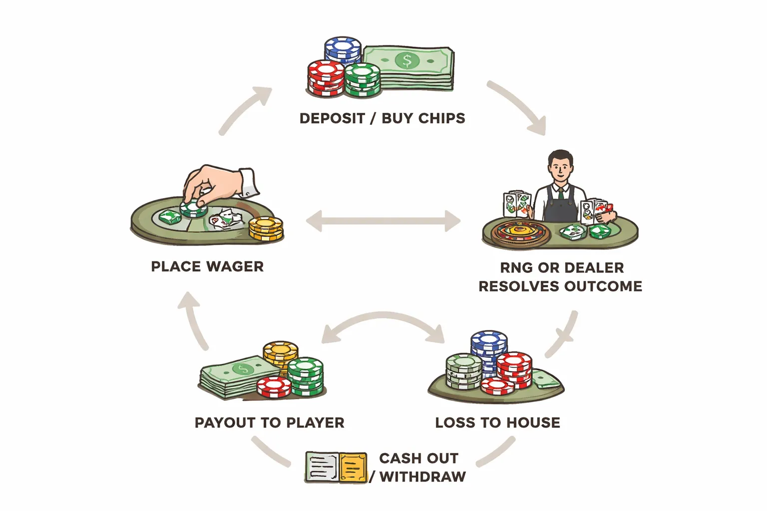 What Is a Casino and How Does It Work? (The Basics of Games, Money Flow, and Risk)
