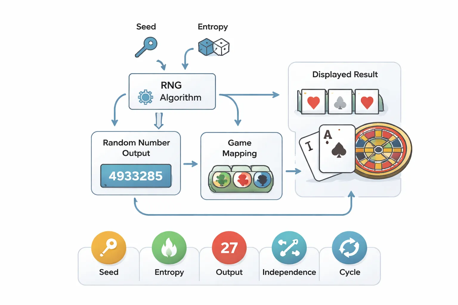 What is random number generator (RNG) explained for casinos?